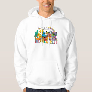 Sudadera Barrio Sésamo   Ola arcoiris