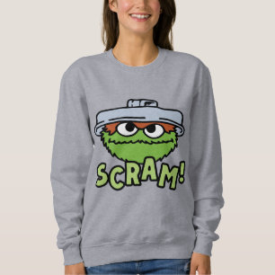 Sudadera Barrio Sésamo   Oscar el Grouch Scram!