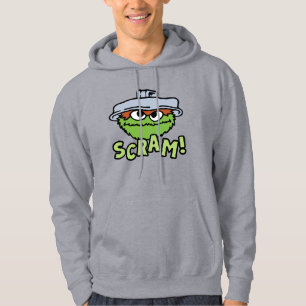 Sudadera Barrio Sésamo Oscar el Grouch Scram!