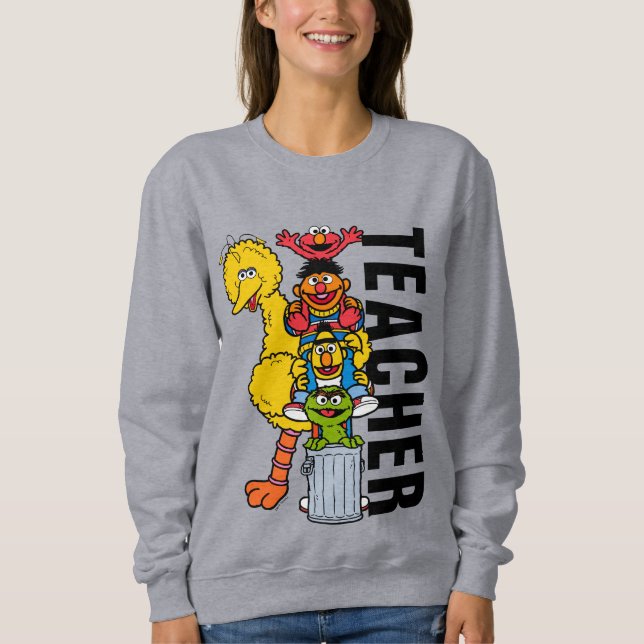 Sudadera Barrio Sésamo | Profesor de Plaza Sésamo (Anverso)