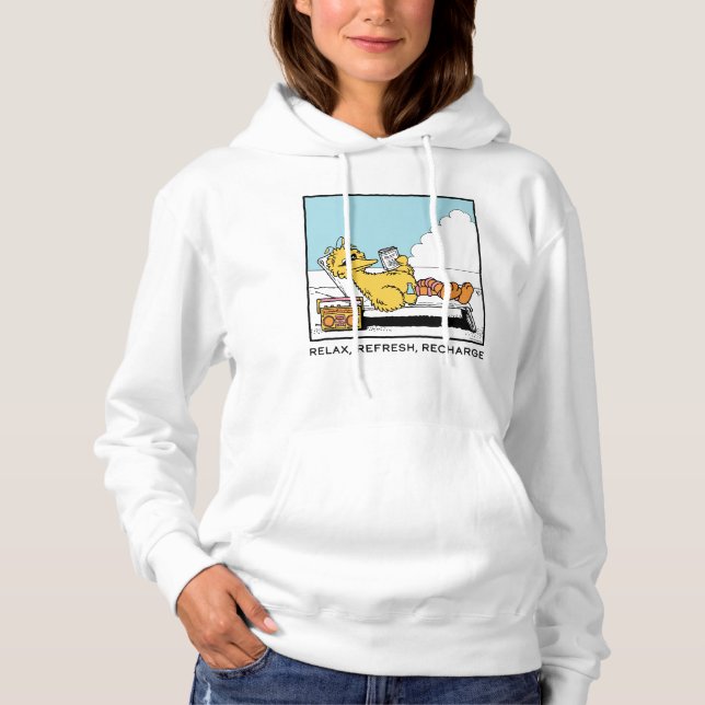 Sudadera Barrio Sésamo | Recarga de Refrescamiento de Refre (Anverso)