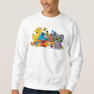Sudadera Barrio Sésamo   Retrato de grupo Sesame Pals