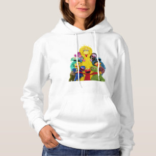 Sudadera Barrio Sésamo   Retrato divertido y colorido