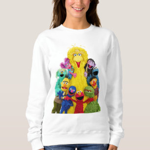 Sudadera Barrio Sésamo   Retrato divertido y colorido