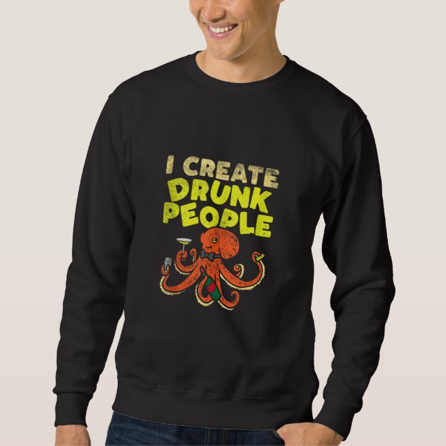 Sudadera Bartender Bartender Mezclador de Bartender Funny B (Anverso)
