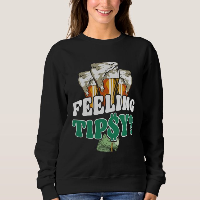 Sudadera Bartender Mixologist Feeling Tipsy (Anverso)
