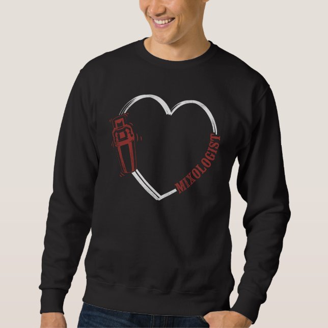 Sudadera Bartender Mixologist Heart Mixologist (Anverso)