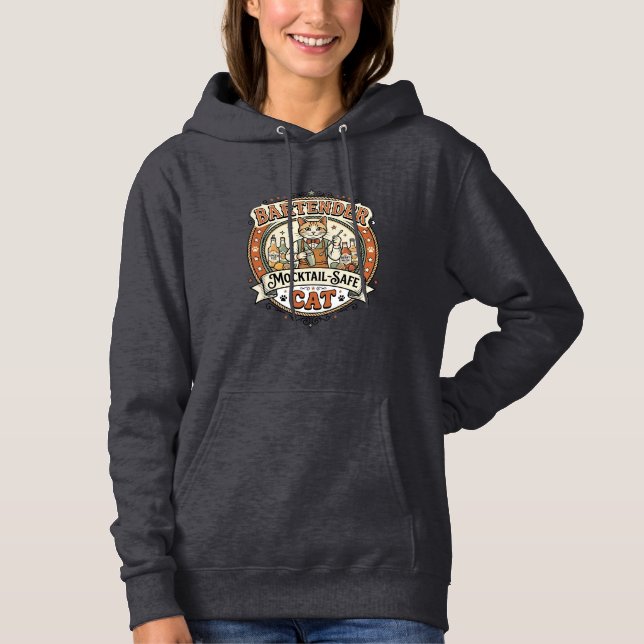 Sudadera Bartender Mocktail-Safe Cat Bartender Mocktail-Saf (Anverso)