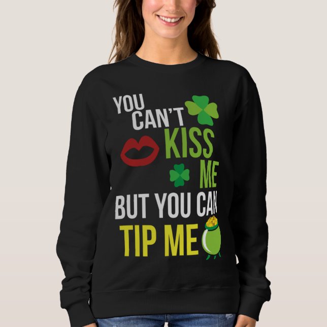Sudadera Bartender  St Patricks Day Waitress Waiter Server (Anverso)