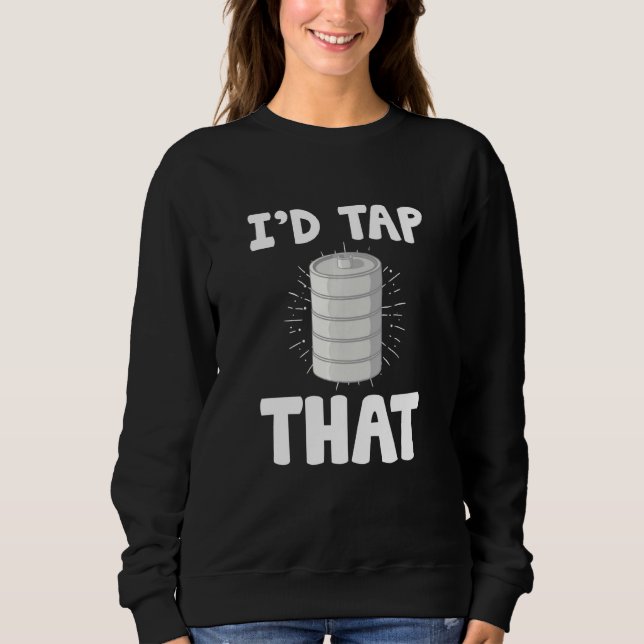 Sudadera Bartender Tap Bartending Beer Keg (Anverso)