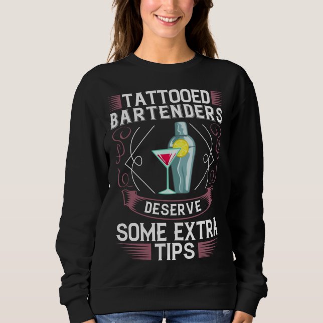 Sudadera Bartending Shaker Mixing Cocktail Bartender (Anverso)