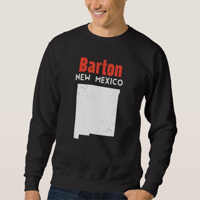 Sudadera Barton USA State America Travel New Mexican New Me (Anverso)
