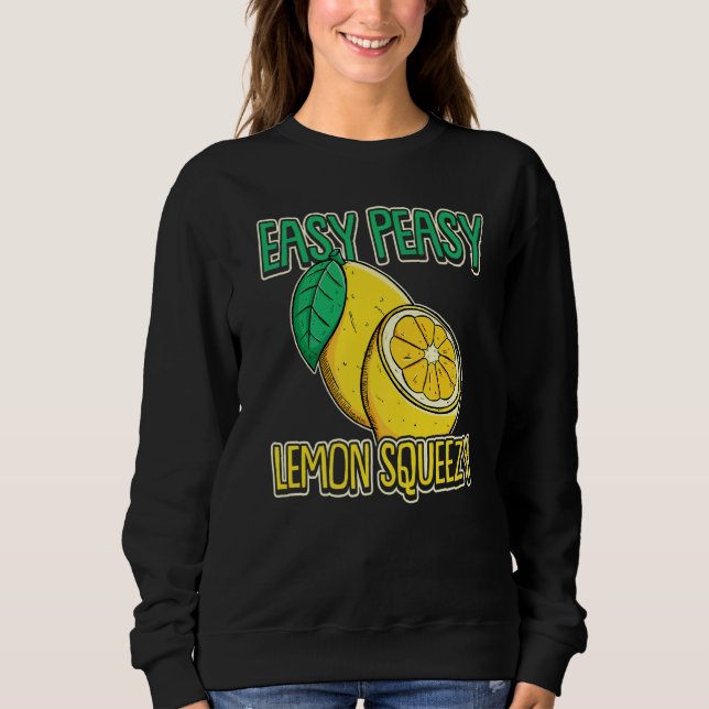 Sudadera Base De Lemonade Para Niños Squeezón De Limón Fáci (Anverso)
