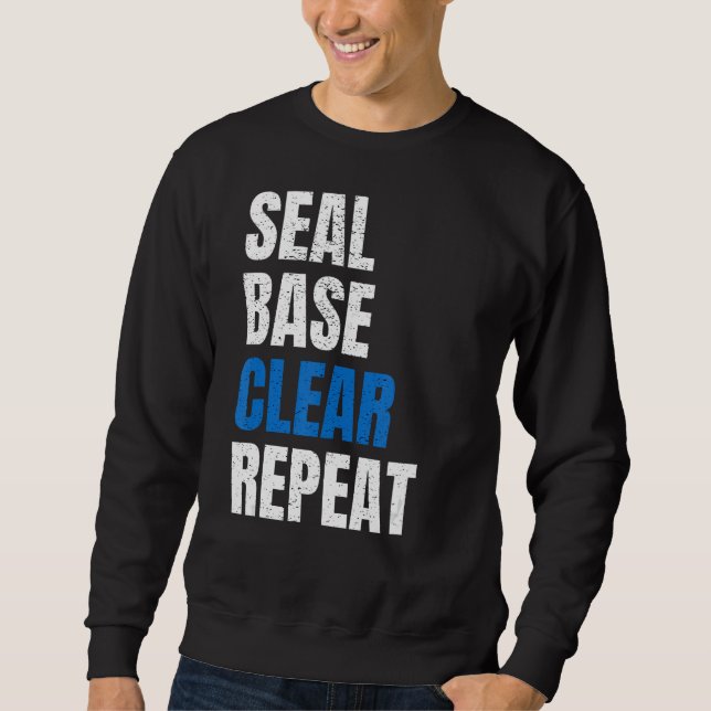 Sudadera Base de sellado Transparente de repetición del cue (Anverso)