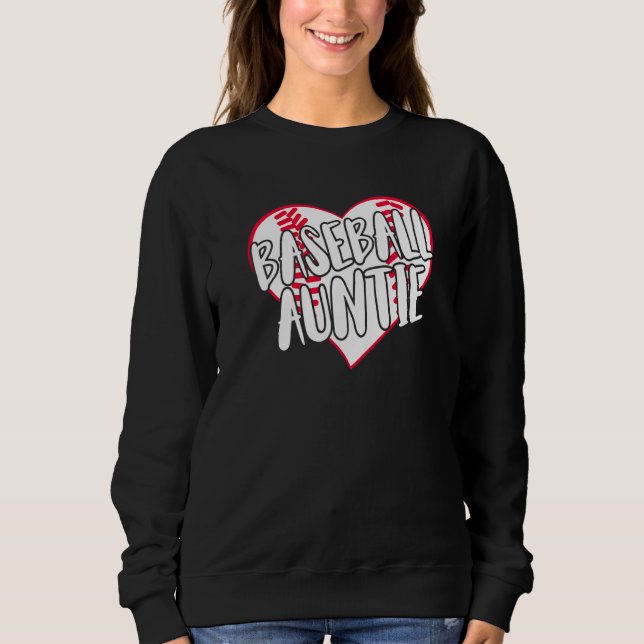 Sudadera Baseball Auntie Heart (Anverso)