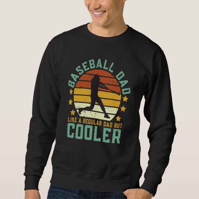 Sudadera Baseball Dad Baseball Father's Day Baseball  1 (Anverso)