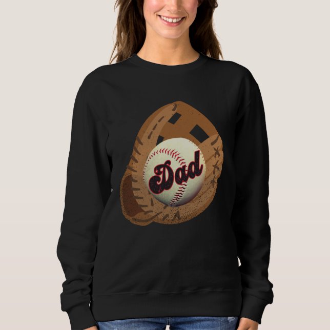 Sudadera Baseball Dad  for Father s Day Baseball Softball P (Anverso)