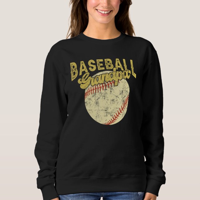 Sudadera Baseball Grandpa Family Matching Funny Fathers Day (Anverso)