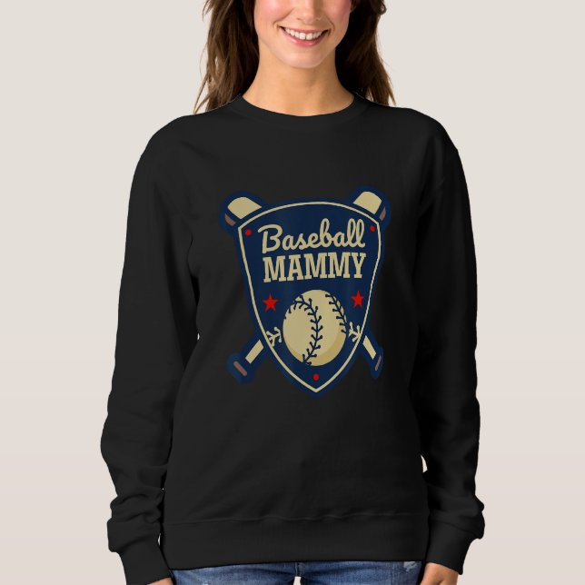 Sudadera Baseball Mammy Matching Family Baseball Player Fam (Anverso)