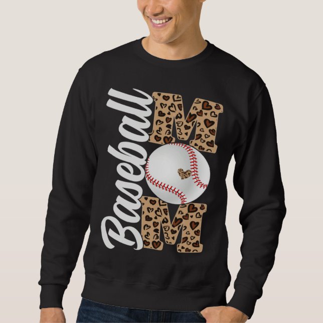 Sudadera Baseball Mom Motheru2019s Day Baseball Sport  Wome (Anverso)