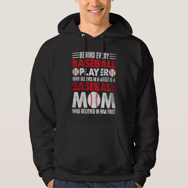 Sudadera Baseball Mom Women Mother's Day Baseball (Anverso)