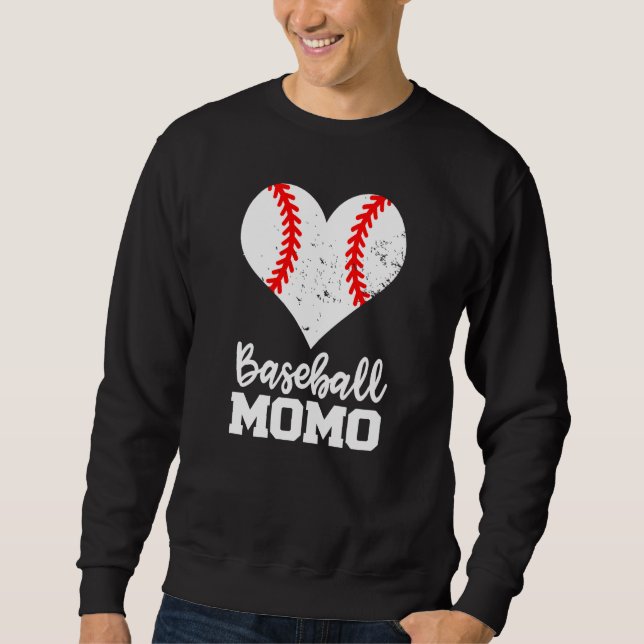 Sudadera Baseball Momo Baseball Heart Grandma Momo (Anverso)