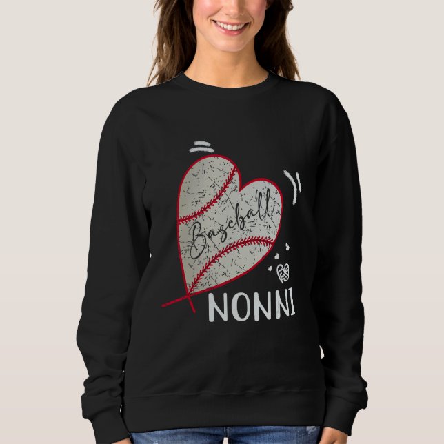 Sudadera Baseball Nonni Family Matching Players Team Nonni (Anverso)