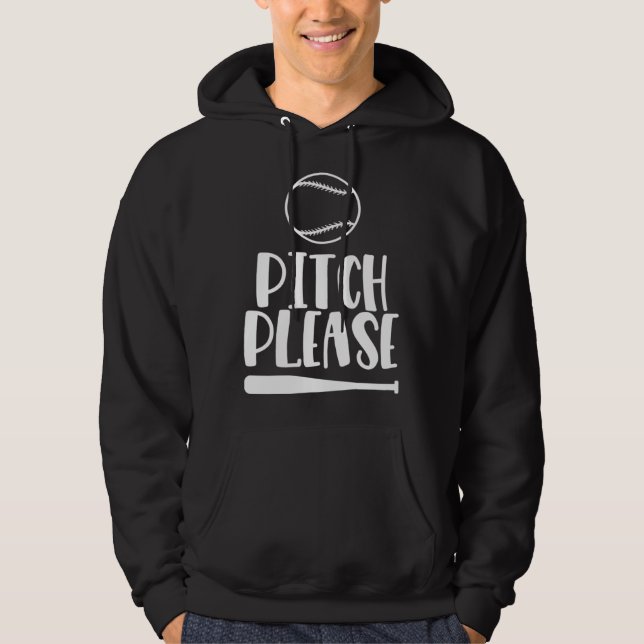 Sudadera Baseball Pitch Please Pitches Baseball Game  3 (Anverso)