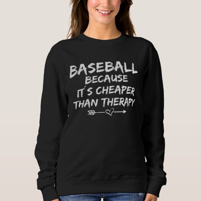Sudadera baseball saying outfit baseball player (Anverso)