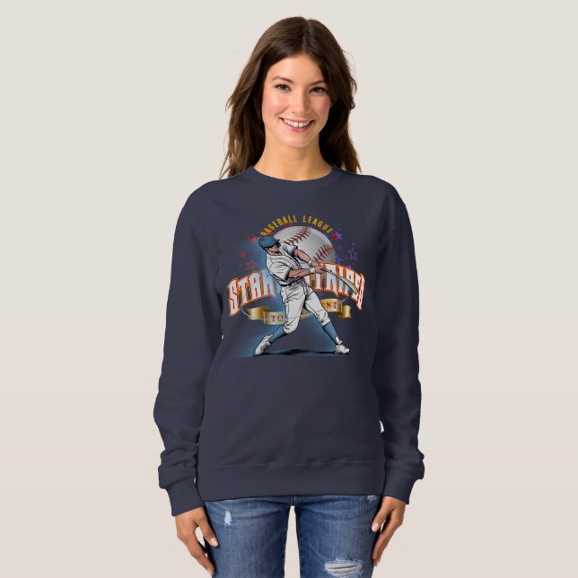 Sudadera Baseball Stars & Stripes (modo D.) | Mujeres  (Anverso completo)