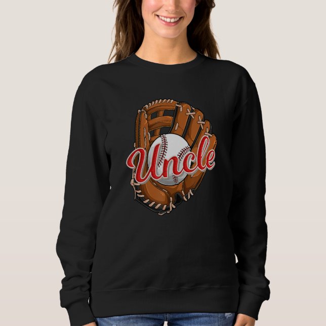 Sudadera Baseball Uncle  Softball Sport Player Baseball (Anverso)