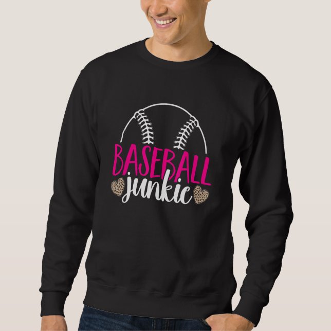 Sudadera Baseball Womens Leopard Pattern Baseball Girl (Anverso)
