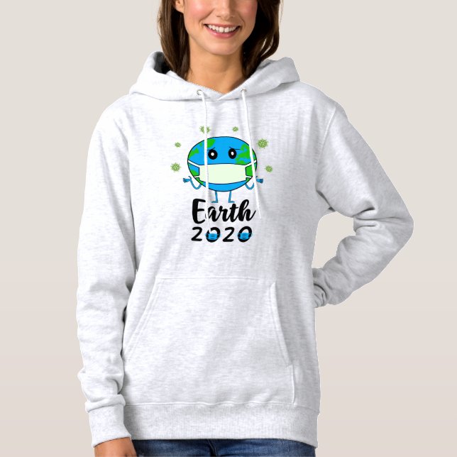 Sudadera básica con capucha para mujer (Anverso)
