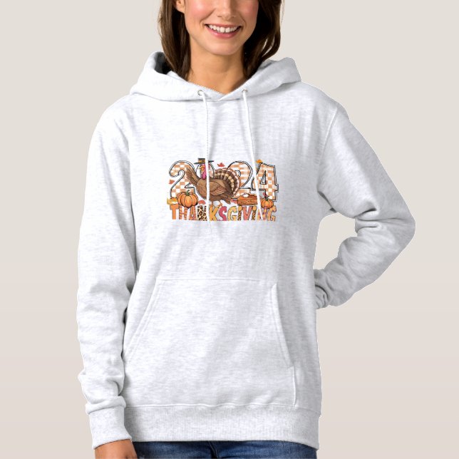 Sudadera básica con capucha para mujer (Anverso)