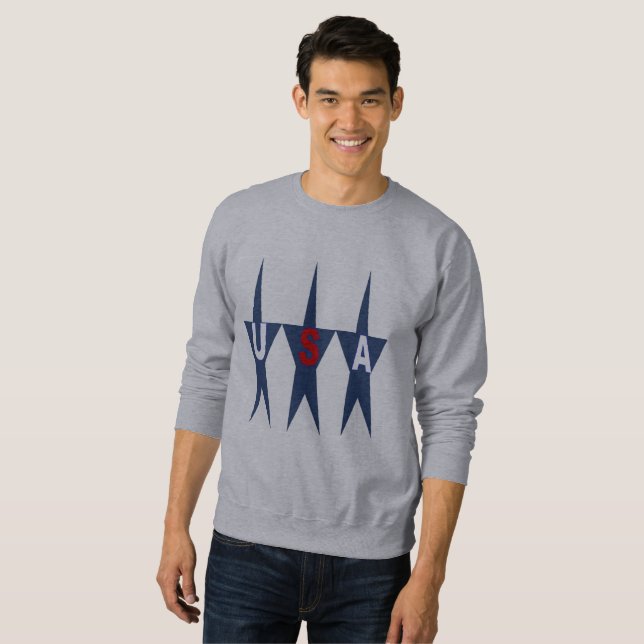 SUDADERA BÁSICA   CUMBRE   DISEÑO LOS EE.UU (Anverso completo)