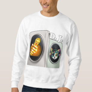 Sudadera Básica de Diseño Digital Colorido para Ho