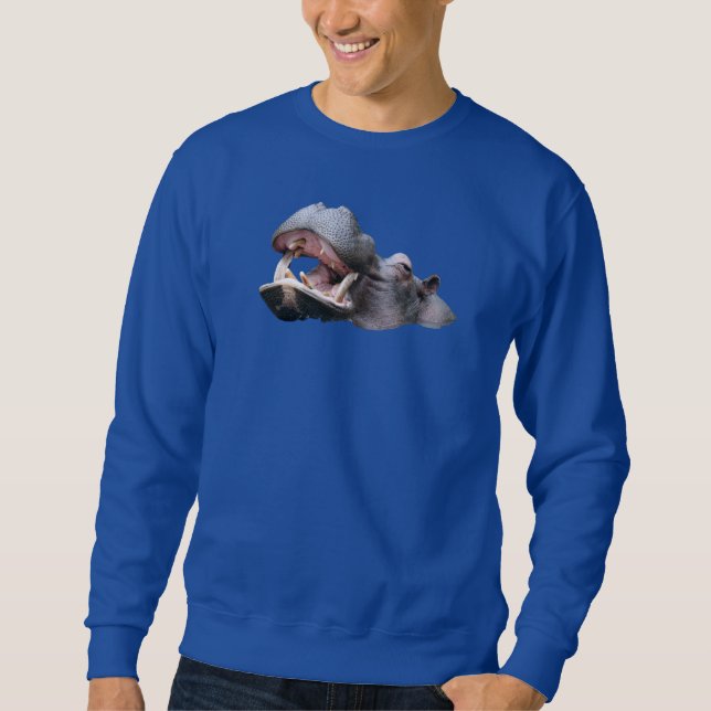 Sudadera básica de hipopótamo (Anverso)