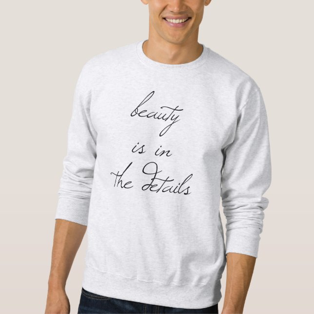 Sudadera básica de los hombres de belleza (Anverso)
