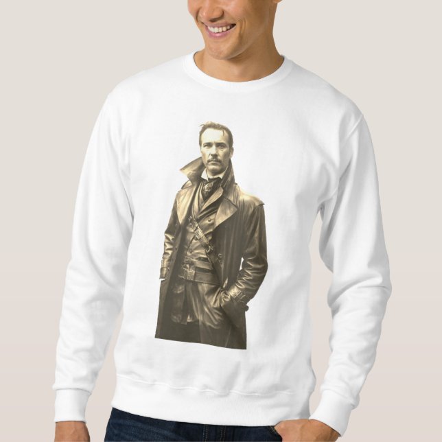 sudadera básica de los hombres valiente cualquier  (Anverso)