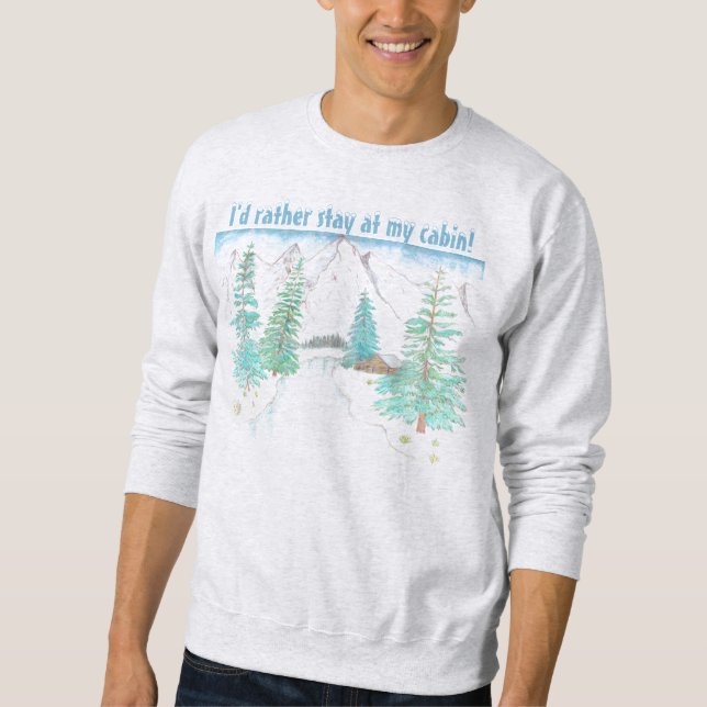 Sudadera básica Escena Invernal (Anverso)