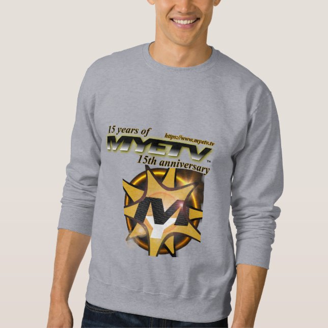Sudadera básica masculina de MYETV - 15 años (Anverso)