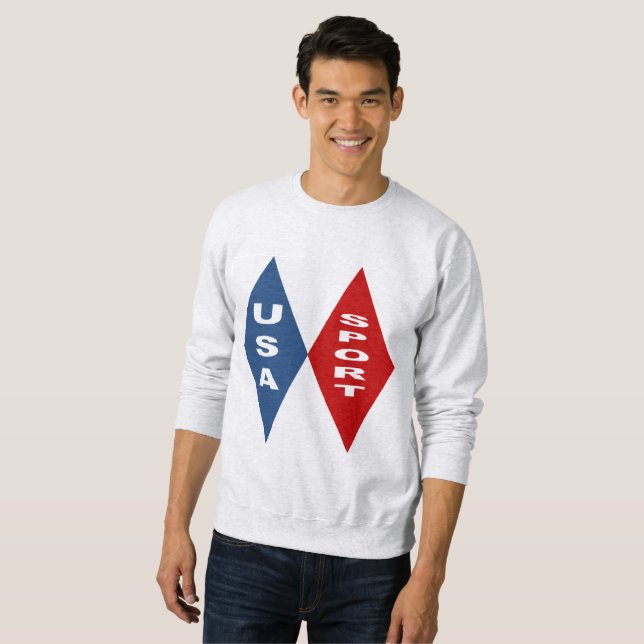 SUDADERA BÁSICA   NEW DISEÑO    LOS EE.UU DEPORTE (Anverso completo)