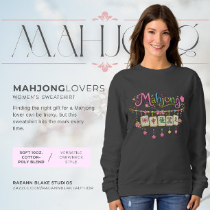 Sudadera básica para damas amantes del Mahjong