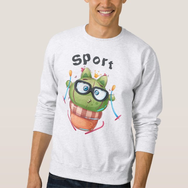 Sudadera básica para hombre (Anverso)