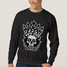 Sudadera básica para hombre con logo de King Skull