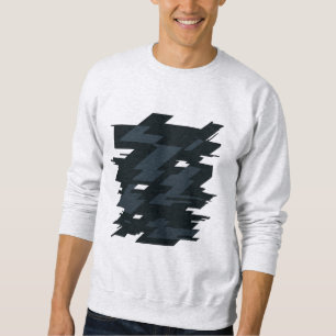 Sudadera básica para hombre de arte glitch