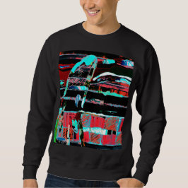 Sudadera básica para hombre de libertad abstracta