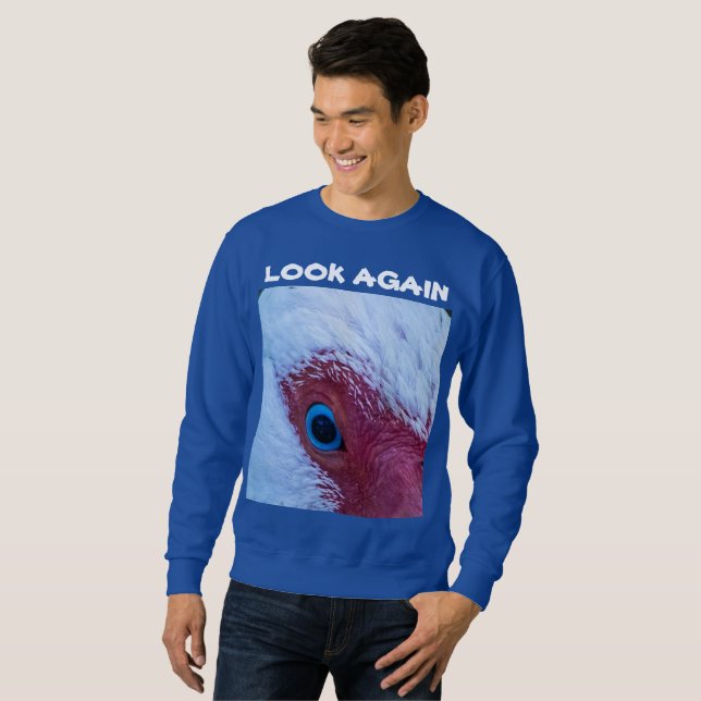 Sudadera básica para hombre Look Again (Anverso completo)