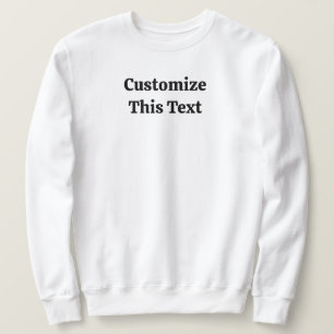 Sudadera básica para hombres con este texto person