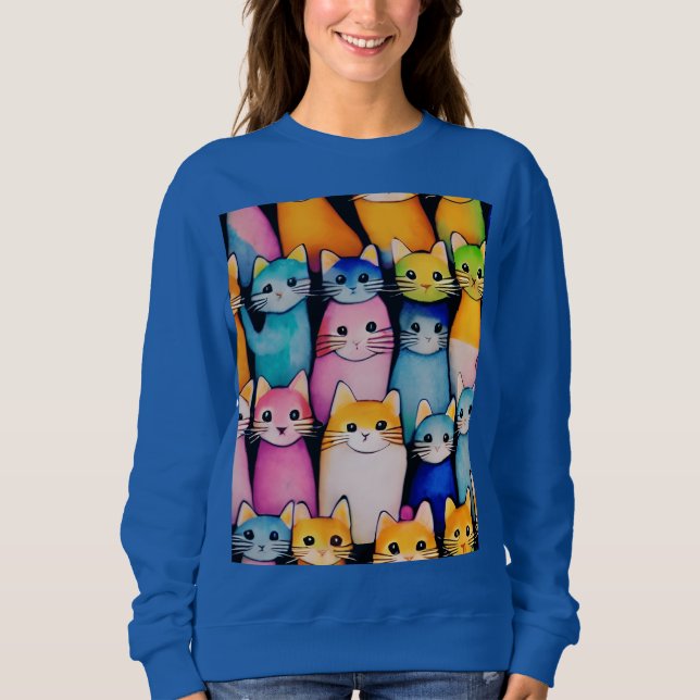 Sudadera básica para mujer (Anverso)